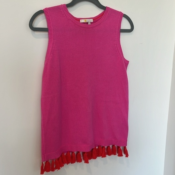 Boden Avington Cotton Tassel Tank Top Size US 6 - Picture 5 of 9
